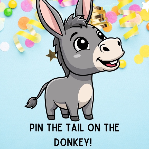 Pin the Tail on the Donkey Mystery! - Picture 1 of 1